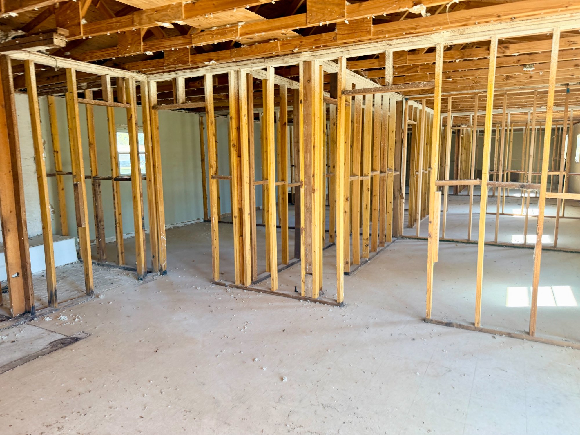 Interior — Gutted to Studs